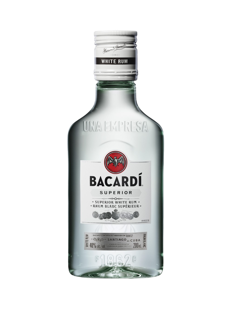 Bacardi Superior White Rum - 200mL