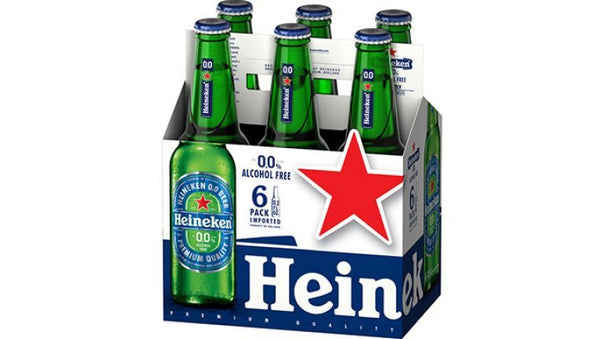 Heineken 0.0 (bottles) - 6 x 330mL