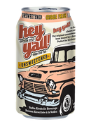 Hey Y'all Unsweetened Peach Iced Tea - 6 x 341 mL