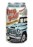 Hey Y'all Unsweetened Hard Iced Tea - 6 x 341 mL