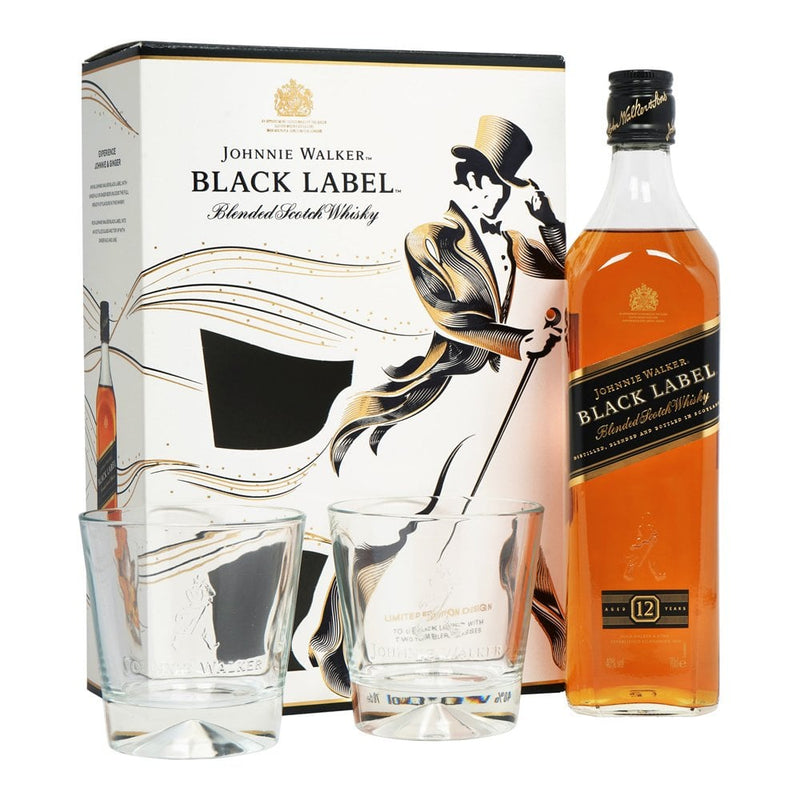 Johnnie Walker Black Label Glass Gift Pack