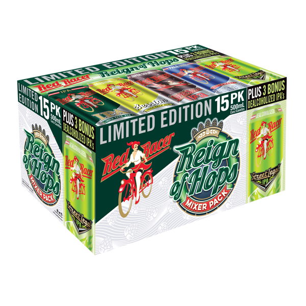 Red Racer Reign Of Hops (Bonus Can Pack) - 15 x 500mL
