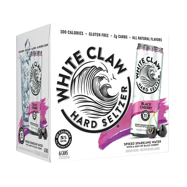 White Claw Black Cherry - 6 x 355mL