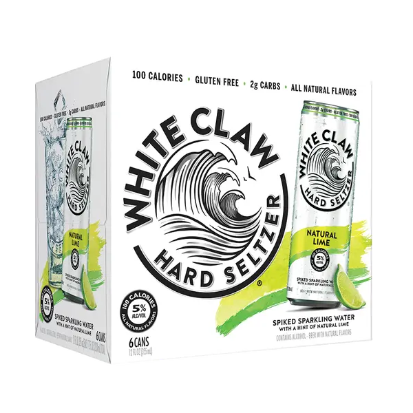 White Claw Lime - 6 x 355mL